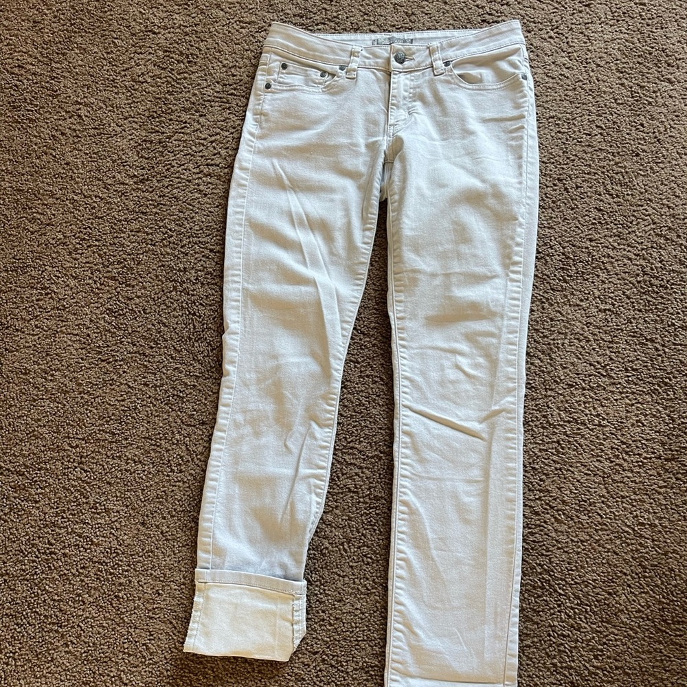 Prana Kara jeans , light grey , sz 4